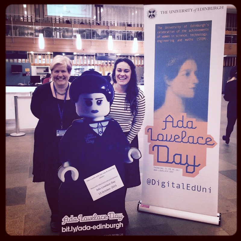 Anne-Marie Scott and Eugenia Twomey, two of the organisers of #ALD15EdUni